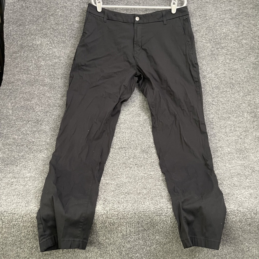Birddogs The Offshore Operators Chino Pants Mens 36x34 Pink Liner Black Stretch